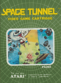 Space Tunnel Atari 2600 US box art